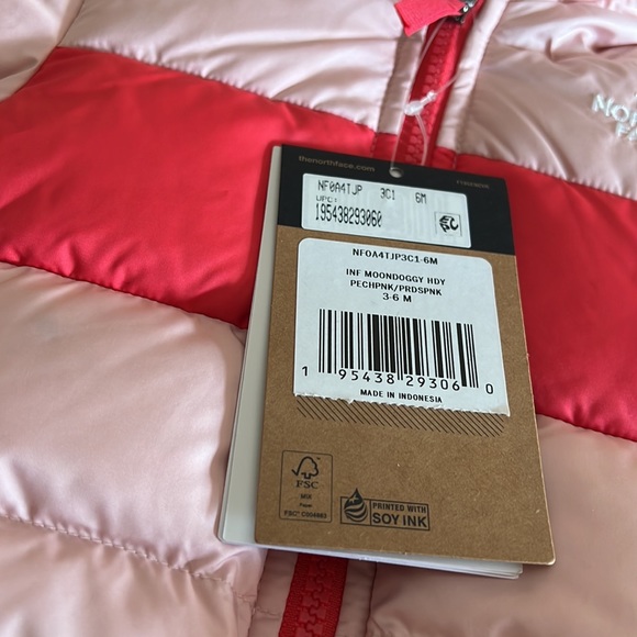 The North Face Infant Hooded Down Puffer Coat Jacket Brand New with tags - Picture 9 of 9